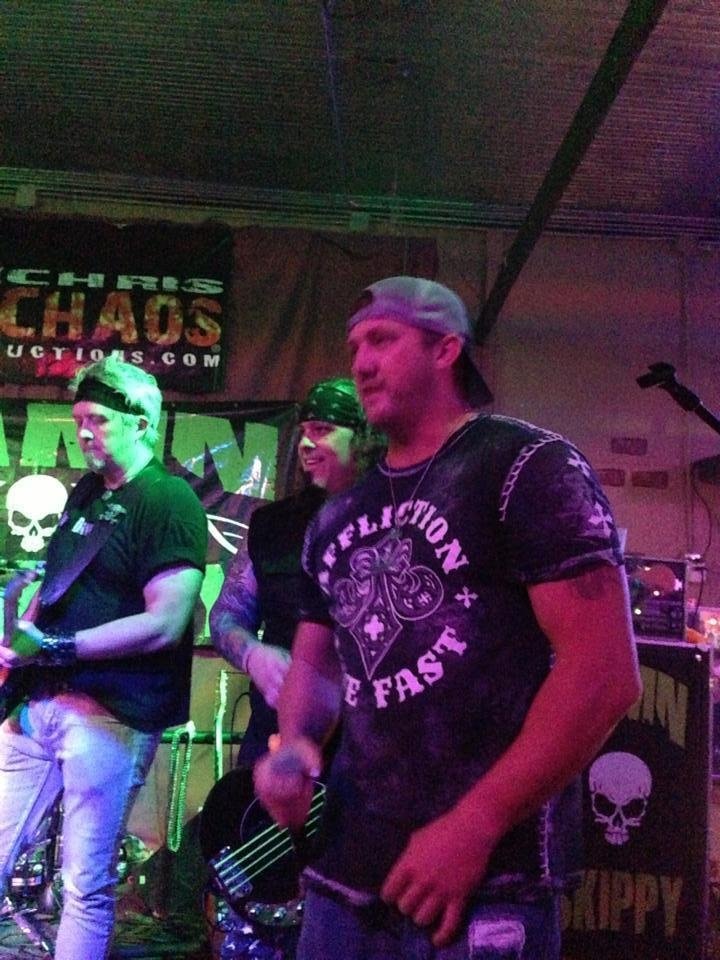 Full band performing live — Chris Chaos Productions