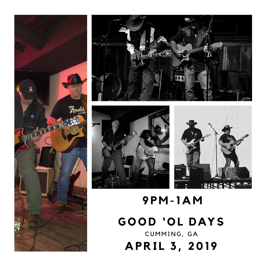 Marc Kenney & Jimmy Waters at Good 'Ol Days, Cumming GA — April 3, 2019