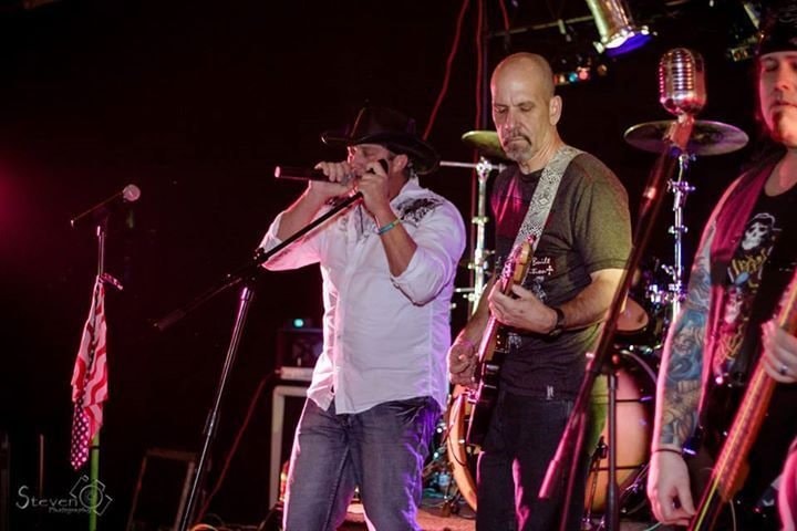 Marc Kenney Band performing live on full stage